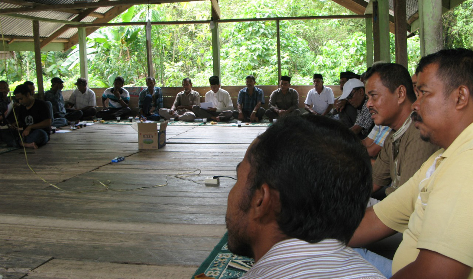 JKMA Aceh and IPs meet up to discuss preparations for mapping customary areas (credit by Zul JKMA Aceh)